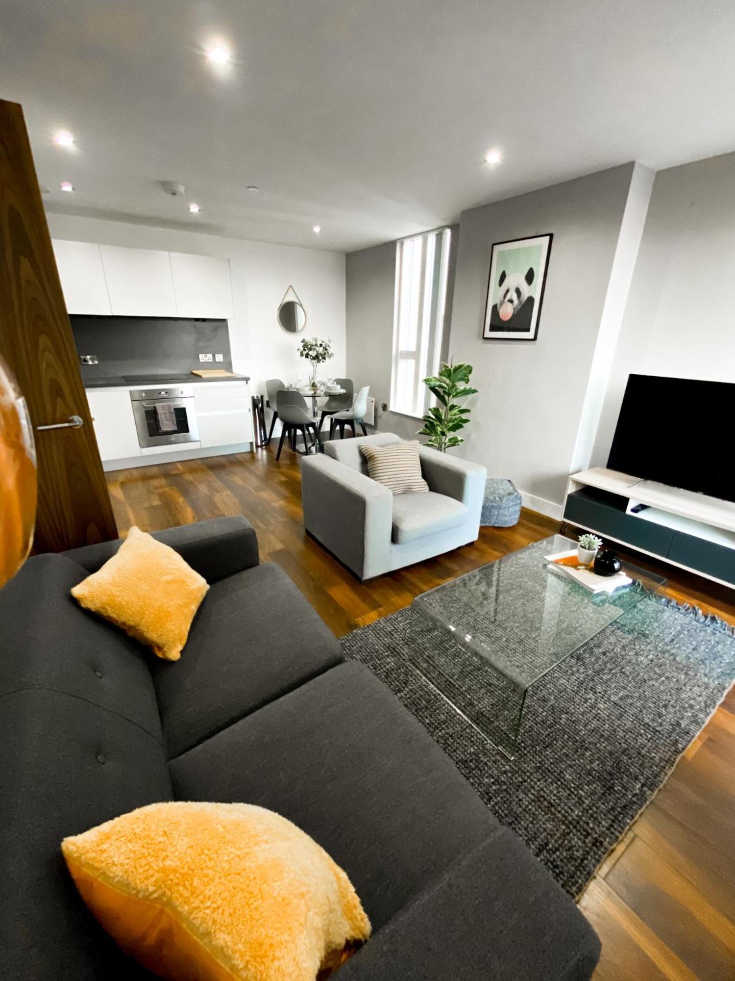 The Panda - Modern 2 Bedroom Apt In Manchester City Centre Екстериор снимка